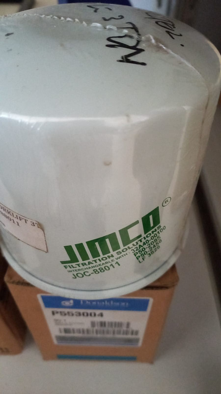 FILTER OLI ENGINE FORKLIFT HELI 3 TON C5811/ JOC-88011/ 32A40-00100 JC