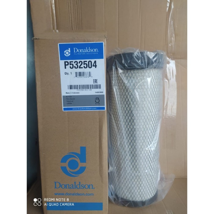 FILTER UDARA ZX200-5G KOBELCO CAT PERKINS PN P532504 INNER