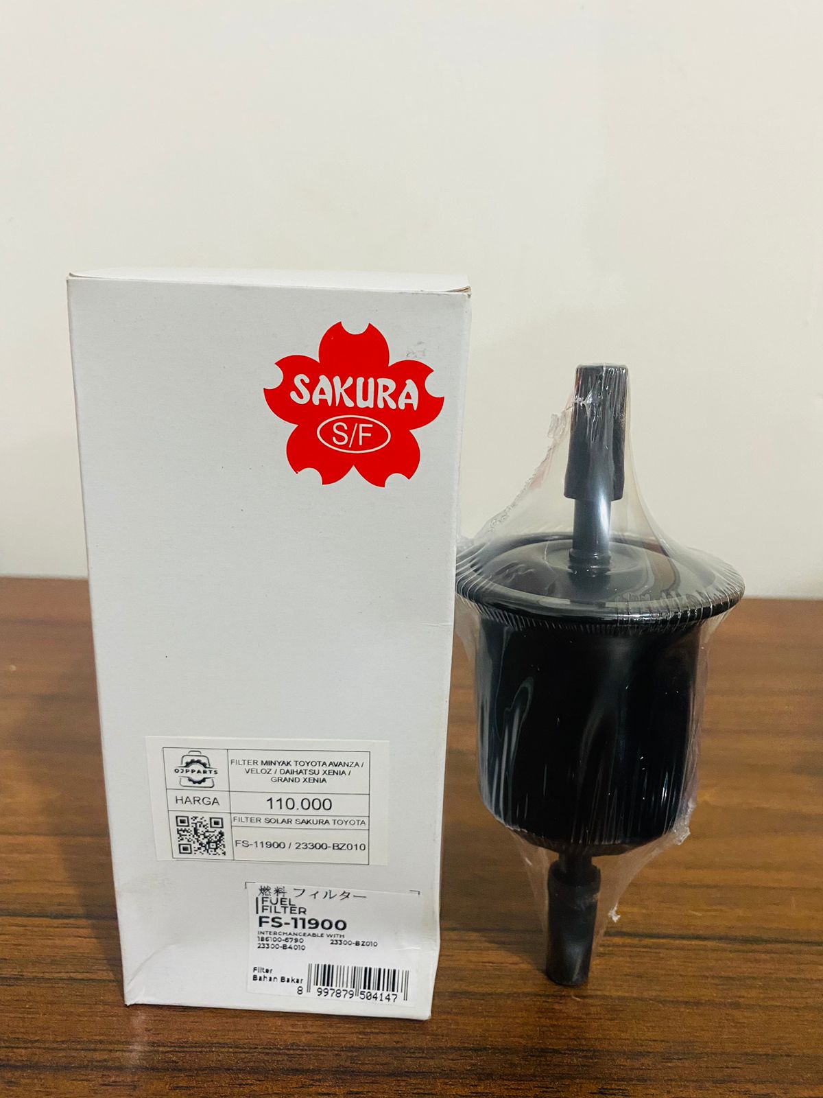 FILTER MINYAK TOYOTA AVANZA VELOZ DAIHATSU XENIA GRAND XENIA FS-11900 SAKURA