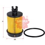 FILTER SOLAR ATAS SAKURA HINO DUTRO EURO 4 (23304-JIE40) PN EF-13070