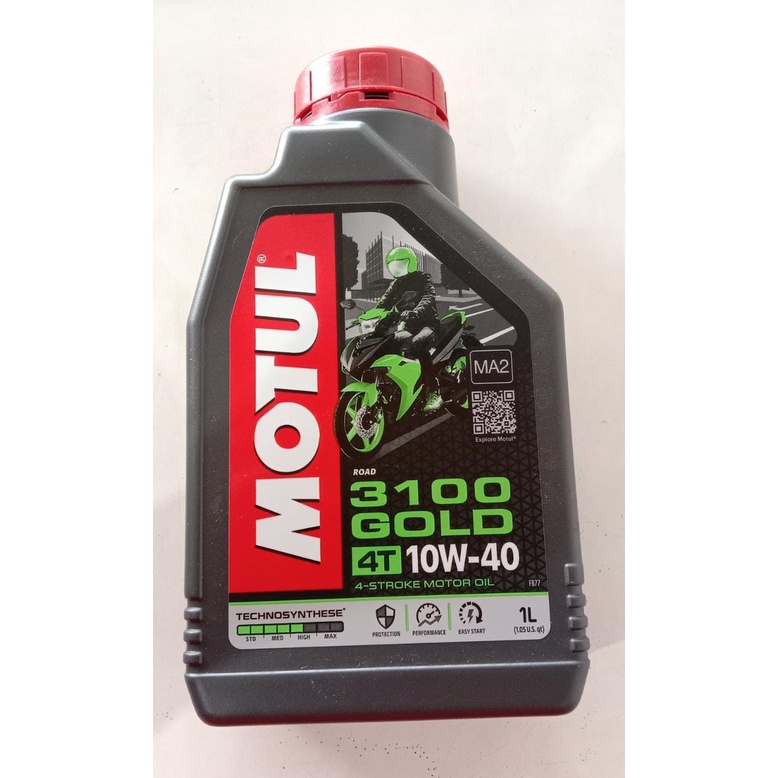 OLI BENSIN MOTOR 4 TAK MOTUL 3100 GOLD 4T 10W40 1 Liter