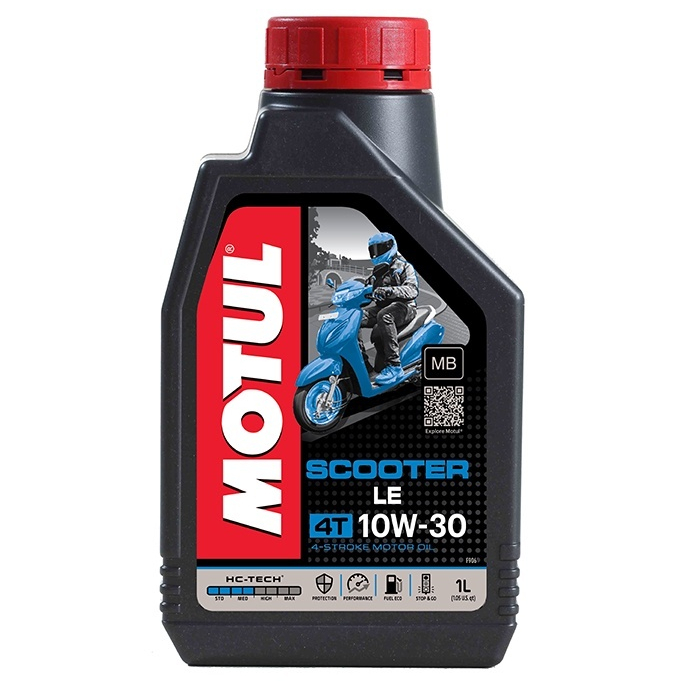 OLI BENSIN MOTOR 4 TAK MOTUL SCOOTER LE 4T 10W30 1 Liter