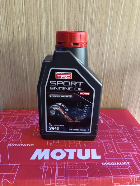 OLI DIESEL MOTUL TRD SPORT ENGINE OIL 5W40 DIESEL 1 Liter