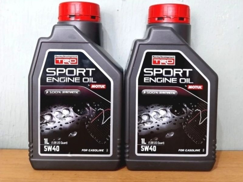 Oli Bensin Motul TRD SPORT ENGINE OIL 5W40 GASOLINE 1 Liter