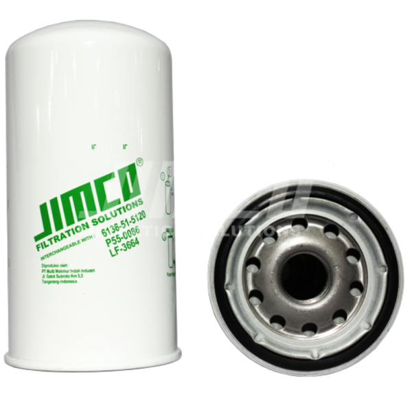 filter OLI JIMCO UNTUK ENGINE YUCHAI YC6 SDLG SANY MITSUBISHI LIUGONG KOMATSU KOBELCO CUMMINS CAT PN JOC-88017