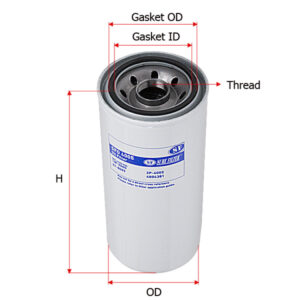 FILTER OLI SURE FILTER UNTUK CAT 345BL 349D2L D7 D8 D9 AGCO CUMMINS VOLVO PN SFO 4005
