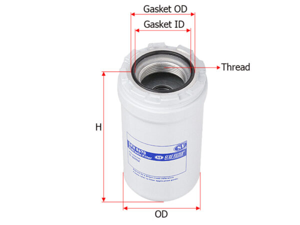 FILTER OLI HIDROLIK SURE FILTER UNTUK CAT 320D2 330DL Zaxis 350LC BOBCAT CASE SAKAI SUMITOMO XCMG PN SFH 8670