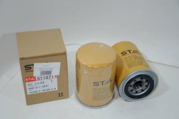 FILTER OLI STAL UNTUK KOMATSU BOMAG CAT DYNAPAC DEUTZ PERKINS MITSUBISHI NISSAN PN PN ST10711