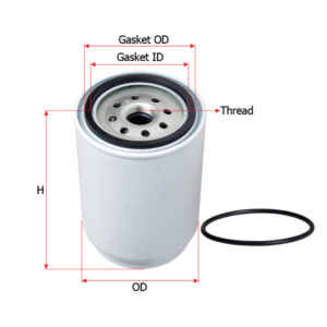 FILTER SOLAR SURE FILTER UNTUK LIUGONG CLG856H CUMMINS 6LTAA9.3 DONGFENG SANY SDLG ZOOMLION PN SFR6231FW
