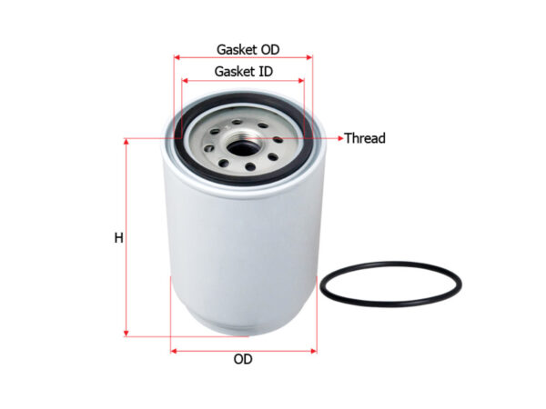 FILTER SOLAR SURE FILTER UNTUK LIUGONG CLG856H CUMMINS 6LTAA9.3 DONGFENG SANY SDLG ZOOMLION PN SFR6231FW