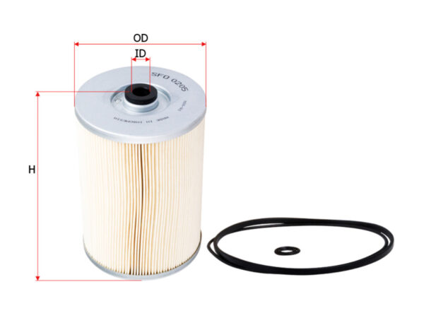 Filter OLI SURE FILTER UNTUK ISUZU CXZ 10PE1 NISSAN HITACHI PN SFO 0205