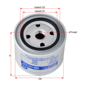 FILTER OLI SURE FILTER UNTUK BOBCAT BOMAG CAT DEUTZ HYUNDAI JCB KUBOTA PERKINS VOLVO XCMG LIUGONG PN SFO 7019