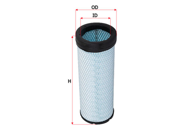 FILTER UDARA INNER DALAM SURE FILTER UNTUK HITACHI ZX200-5G KOBELCO CAT JOHNDEER MITSUBISHI PERKINS PN SFA 2504S