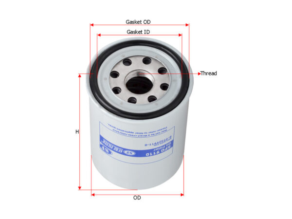 Filter Oli SURE FILTER UNTUK ISUZU Elf NKR55 NLR55 NHR55 NKR71 EURO 2 PN SFO 9110