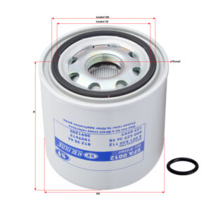 Filter udara SURE FILTER Air drier CARTRIDGE Untuk NISSAN UD QUESTER CWE280 GWE280 MERCY VOLVO IVECO SCANIA MAN WABCO PN SFA 0012