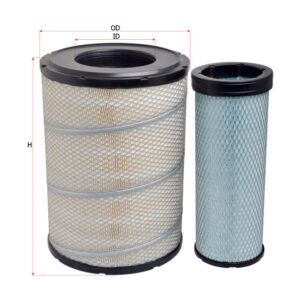 FILTER UDARA OUTER INNER LUAR DALAM SURE FILTER UNTUK ISUZU GIGA 285PS FVZ FVM PN SFA4230SET