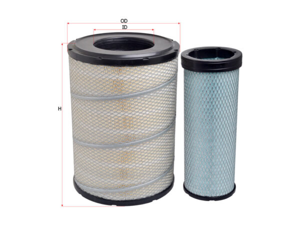 FILTER UDARA OUTER INNER LUAR DALAM SURE FILTER UNTUK ISUZU GIGA 285PS FVZ FVM PN SFA4230SET
