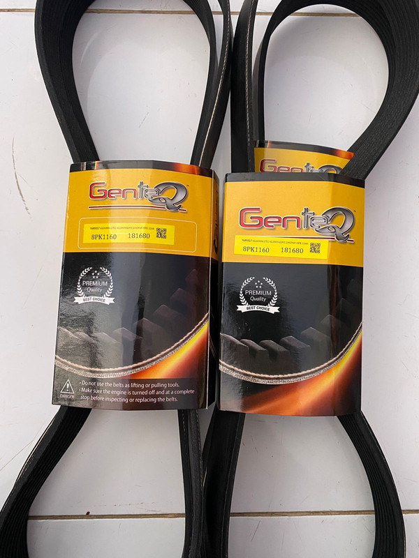 VANBELT BELTING BELT 612600061752 61200061295 1003969 8 PK 1160 MERK GENTEQ