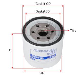 FILTER OLI SURE FILTER UNTUK MITSUBISHI FORKLIFT CAT 320 KOBELCO NISSAN UD TRUCKS PERKINS VOLVO PN SFO0100