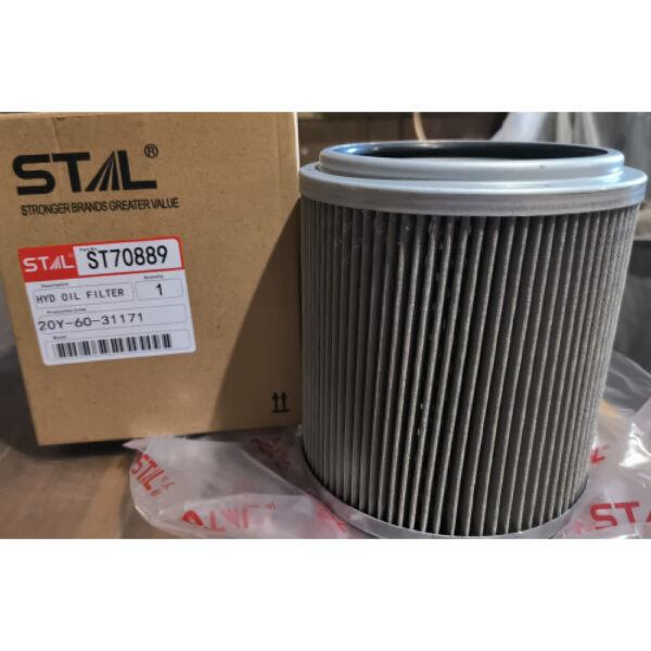 FILTER OLI HIDROLIK STRAINER STAL UNTUK KOMATSU pC200-8MO CASE IH PN ST70889