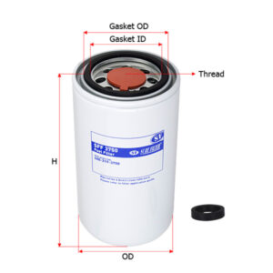 FILTER SOLAR SURE FILTER UNTUK KOMATSU PC200MO CUMMINS CHINA LOKAL DOOSAN HYUNDAI JCB LIUGONG MASSEY FERGUSON NEW HOLLAND SANY WIRTGEN PN SFF 3750