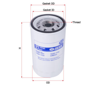 FILTER OLI SURE FILTER UNTUK HINO RKZ BIS RANGER LOHAN 210 HITACHI JOHNDEERE NISSAN UD TRUCKS PN SFO 1731