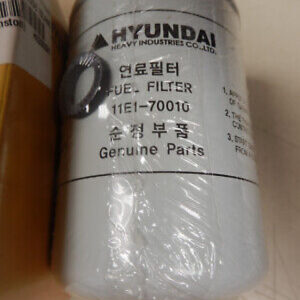 FILTER SOLAR HYUNDAI UNTUK HYUNDAI R215 JCB 185T 456HT ZOOMLION BOMAG CUMMINS DOOSAN DYNAPAC HAMM HITACHI KOBELCO KOMATSU LIUGONG XGMA PN 11E1-70010