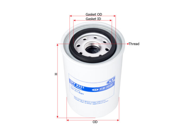 FILTER SOLAR SURE FILTER UNTUK KOMATSU D85ESS-2A BOMAG CAT Mitsubishi Hino Hitachi Kubota New Holland volvo PN SFF8321