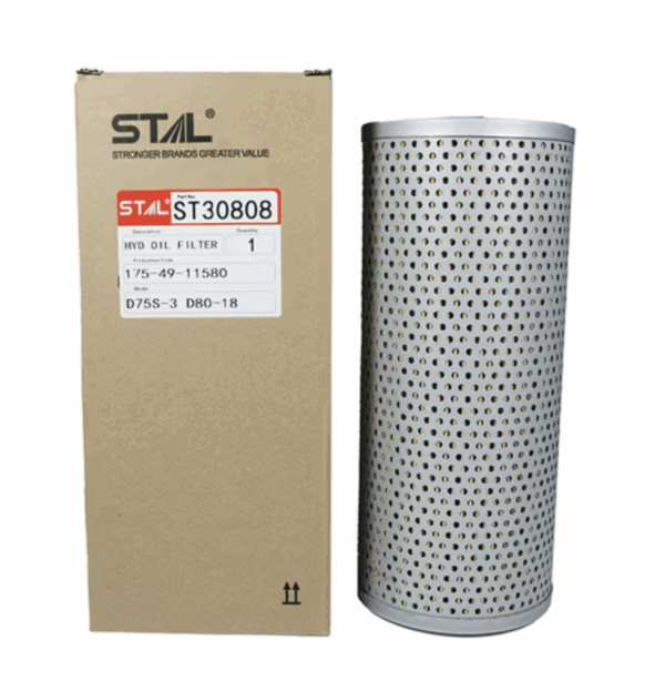 FILTER OLI HIDROLIK STAL UNTUK DOZER SHANTUI SD22 KOMATSU PC120 D85ss D155 CAT PN ST30808