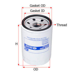FILTER OLI SURE FILTER UNTUK MITSUBISHI ALL NEW TRiTON NEW PAJERO HINO CAT HITACHI KIA HYUNDAI ISUZU NH UD TRUCKS VOLVO YANMAR PN SFO 1204