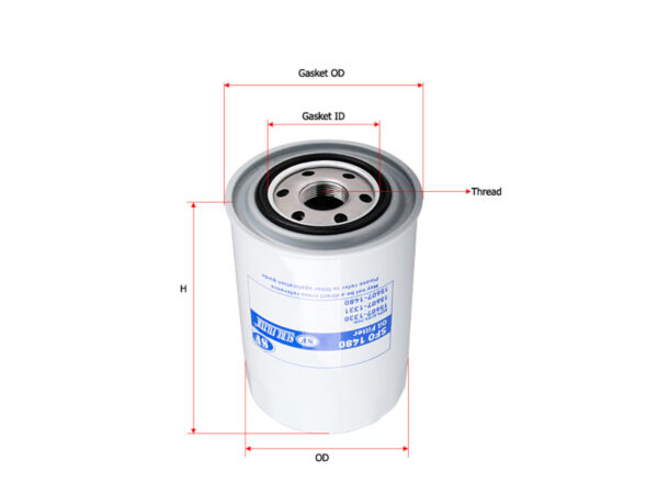 FILTER OLI SURE FILTER UNTUK MITSUBISHI L300 TRITON FUSO TOYOTA DYNA HINO Ranger Wo4D SANY PN SFO 1480
