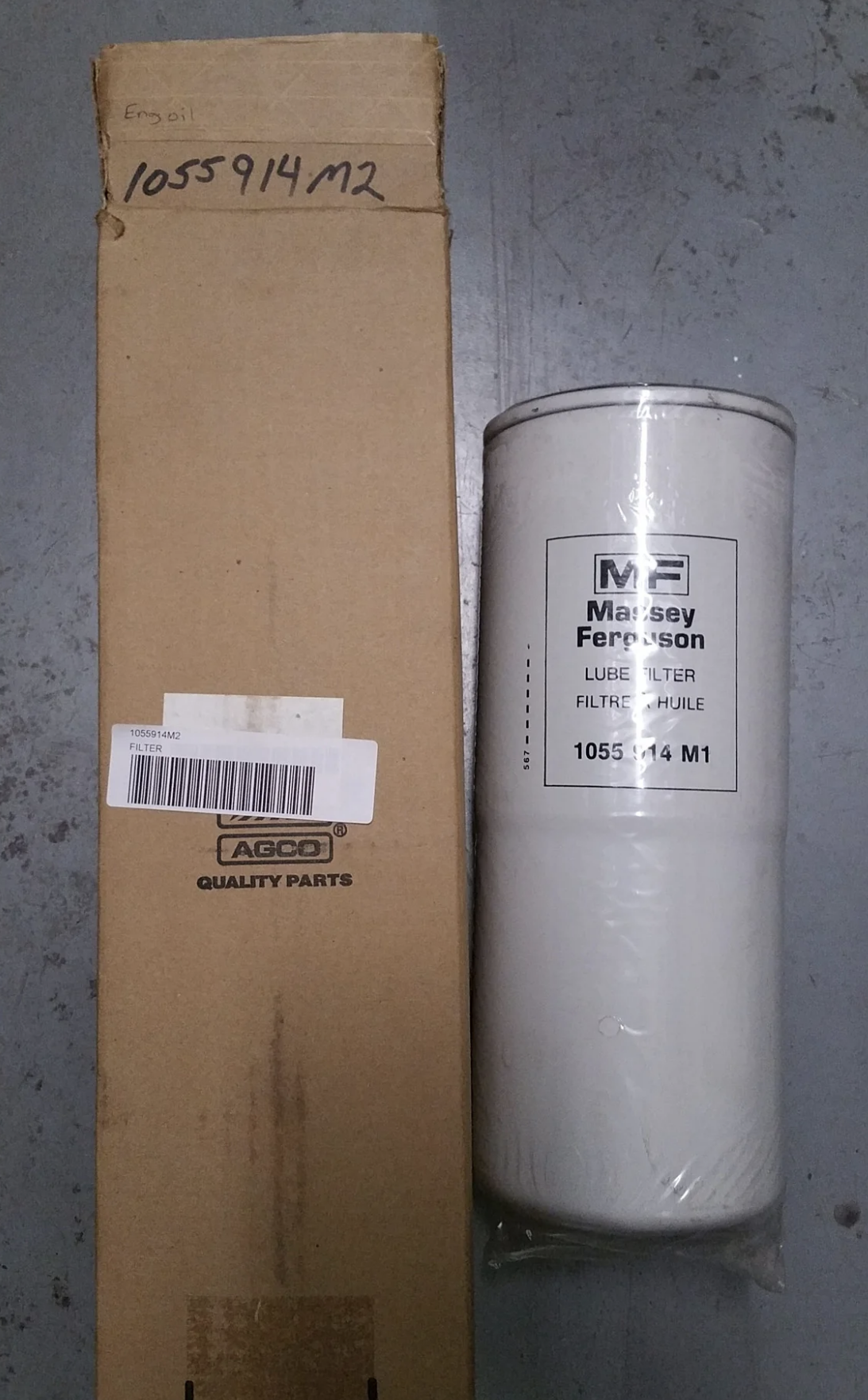 FILTER OLI MASSEY FERGUSON UNTUK MASSEY FERGUSON CUMMINS HITACHI NH MITSUBISHI YANMAR PN 1055914M2