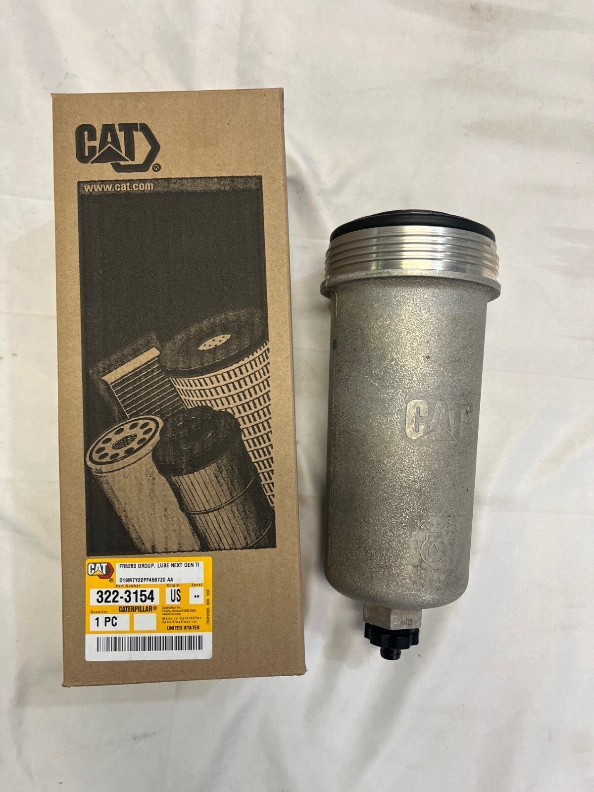 Filter Oli SET Housing Cat Untuk 320D 320GC 320GX C6.4 C7.1 PN 322-3154