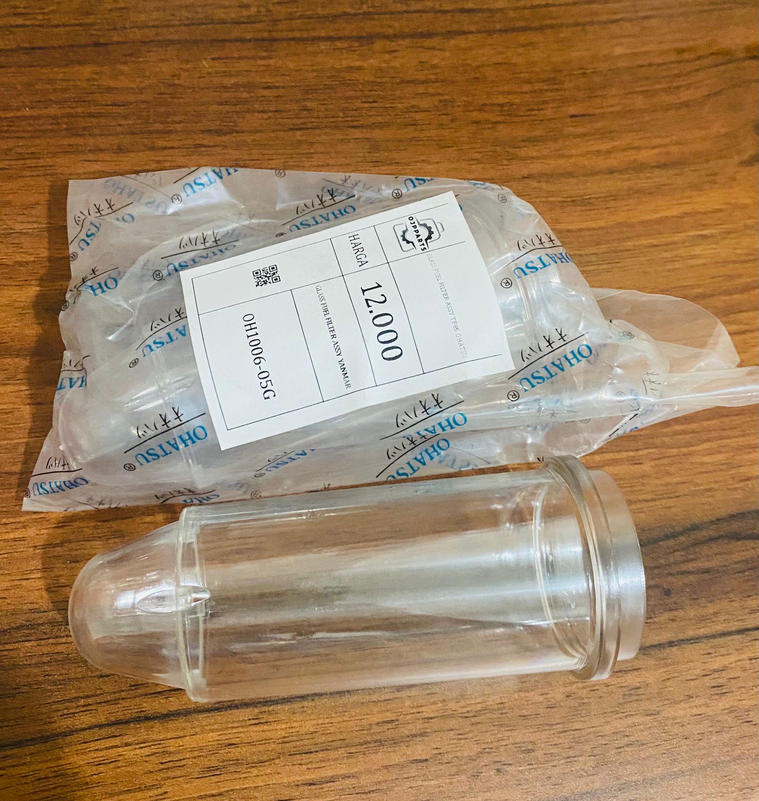 GLASS FUEL FILTER ASSY TF85 OHATSU