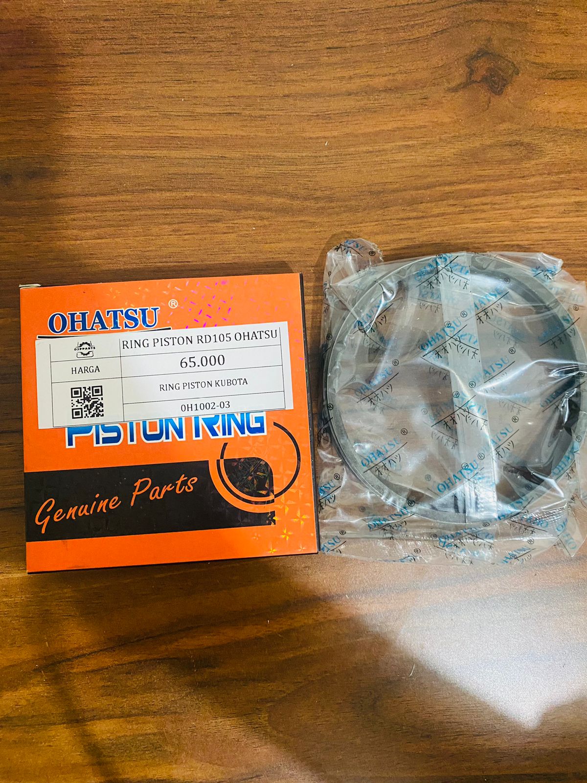 RING PISTON RD105 OHATSU