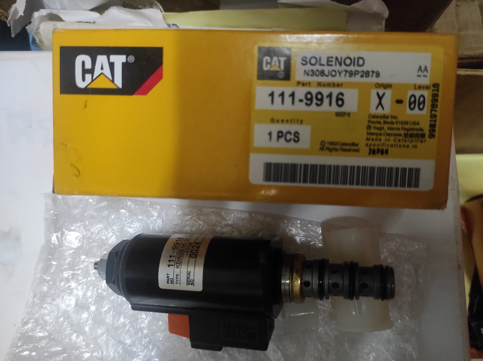 Solenoid Pump CAT Selenoid Valve Pompa Untuk CAT 320B 320C 320D PN 111-9916