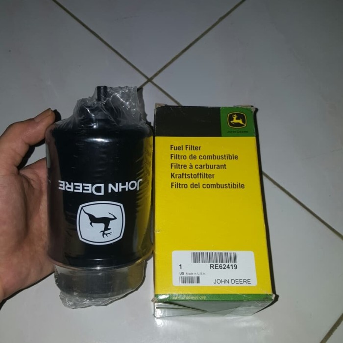 FILTER SOLAR SECONDARY JHONDEER UNTUK JHONDEERE JD6110B CAT 416C 908 Bobcat Dynapac MF PERKINS JCB Ingersoll-Rand volvo PN RE62419