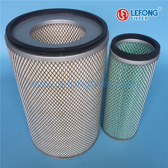 FILTER UDARA LEFONG OUTER INNER LUAR DALAM SET UNTUK CUMMINS KOMATSU NH220-C1 CAT PN FK-4072