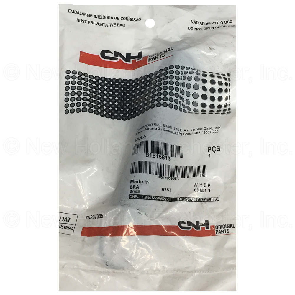 Brake Pedal Spring New Holland PN 81815613