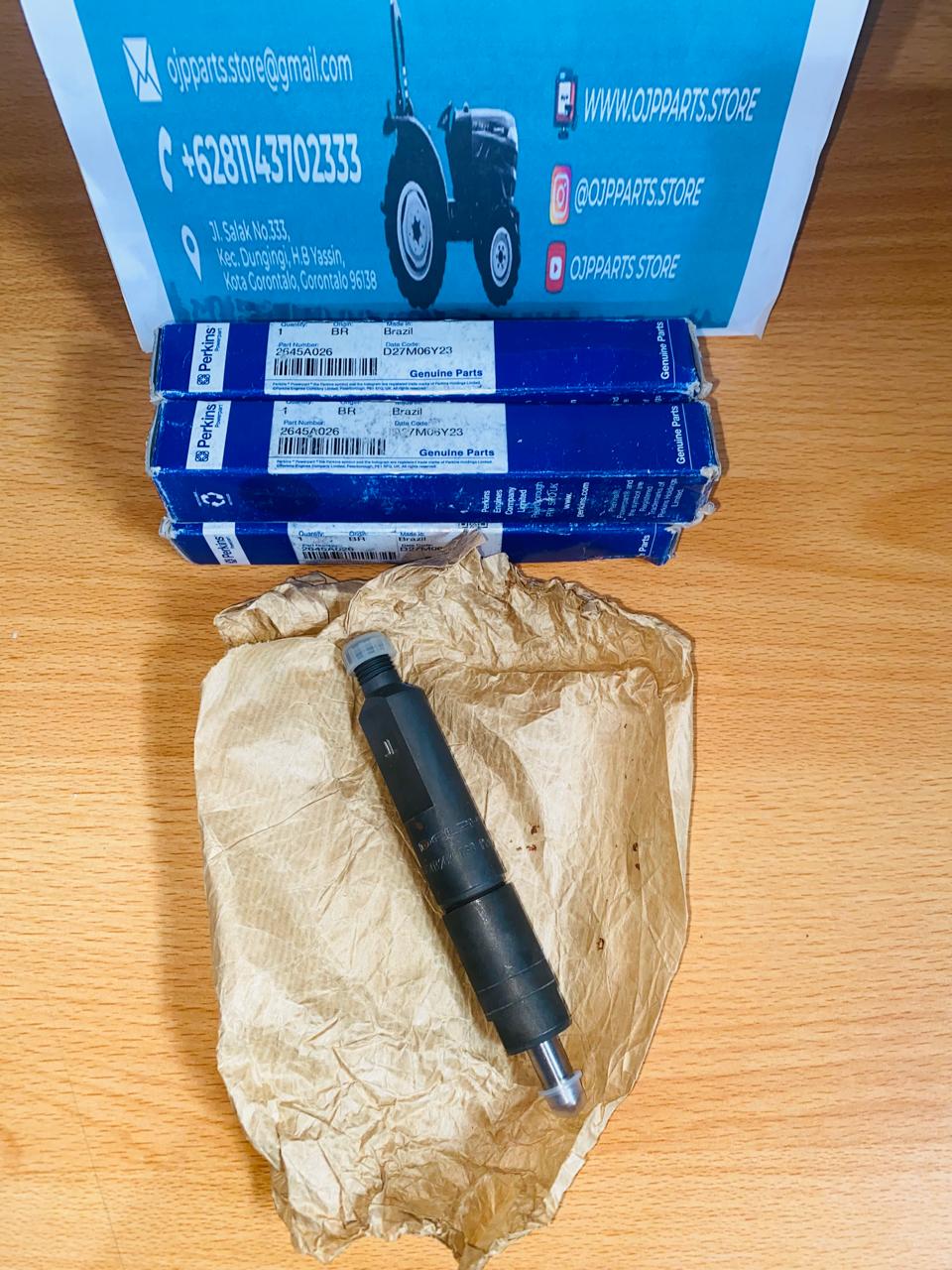 FUEL INJECTOR GENUINE PERKINS PN 2645A026R