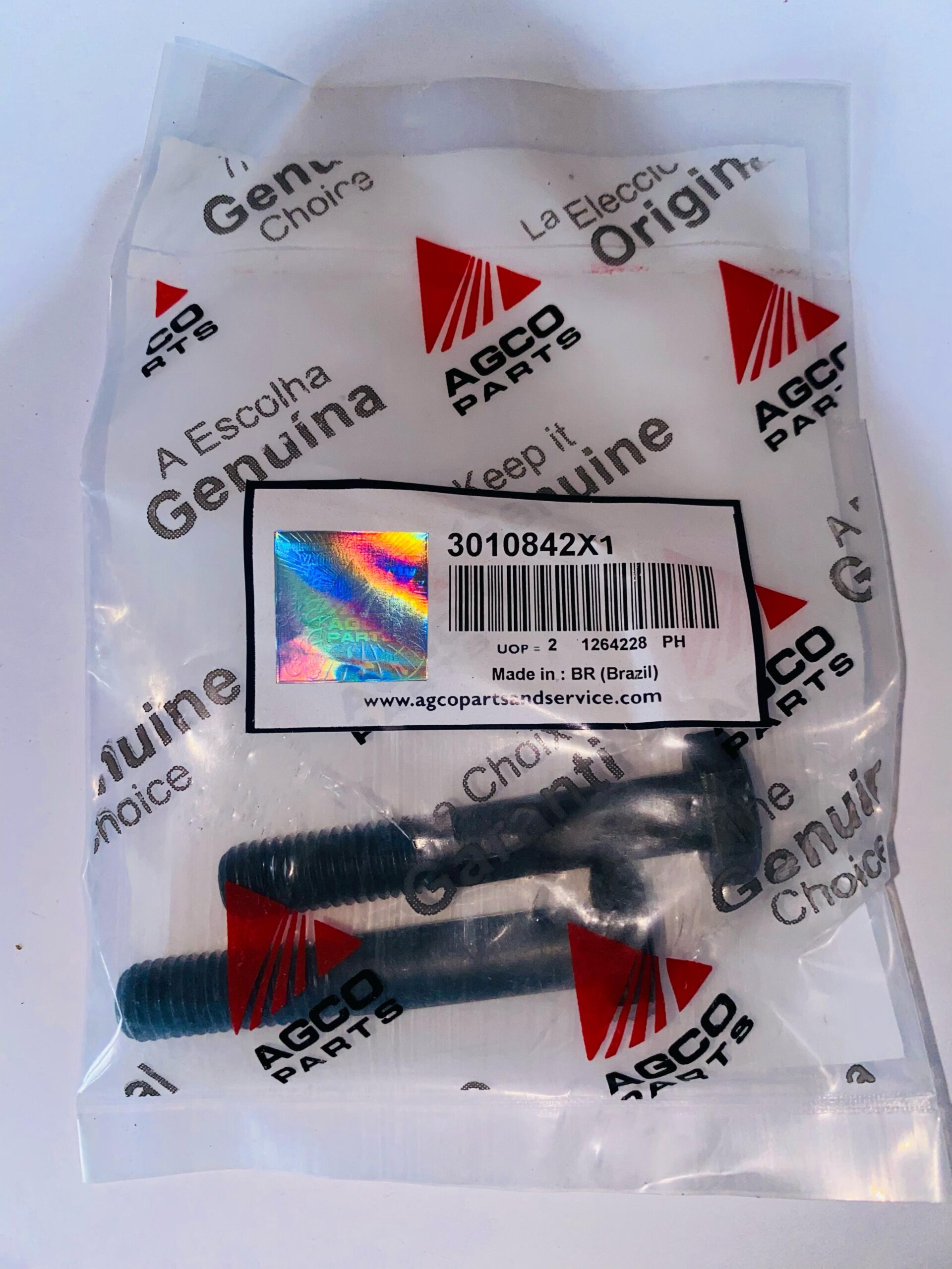 HEXAGONAL HEAD BOLT 3010842X1 MASSEY FERGUSON