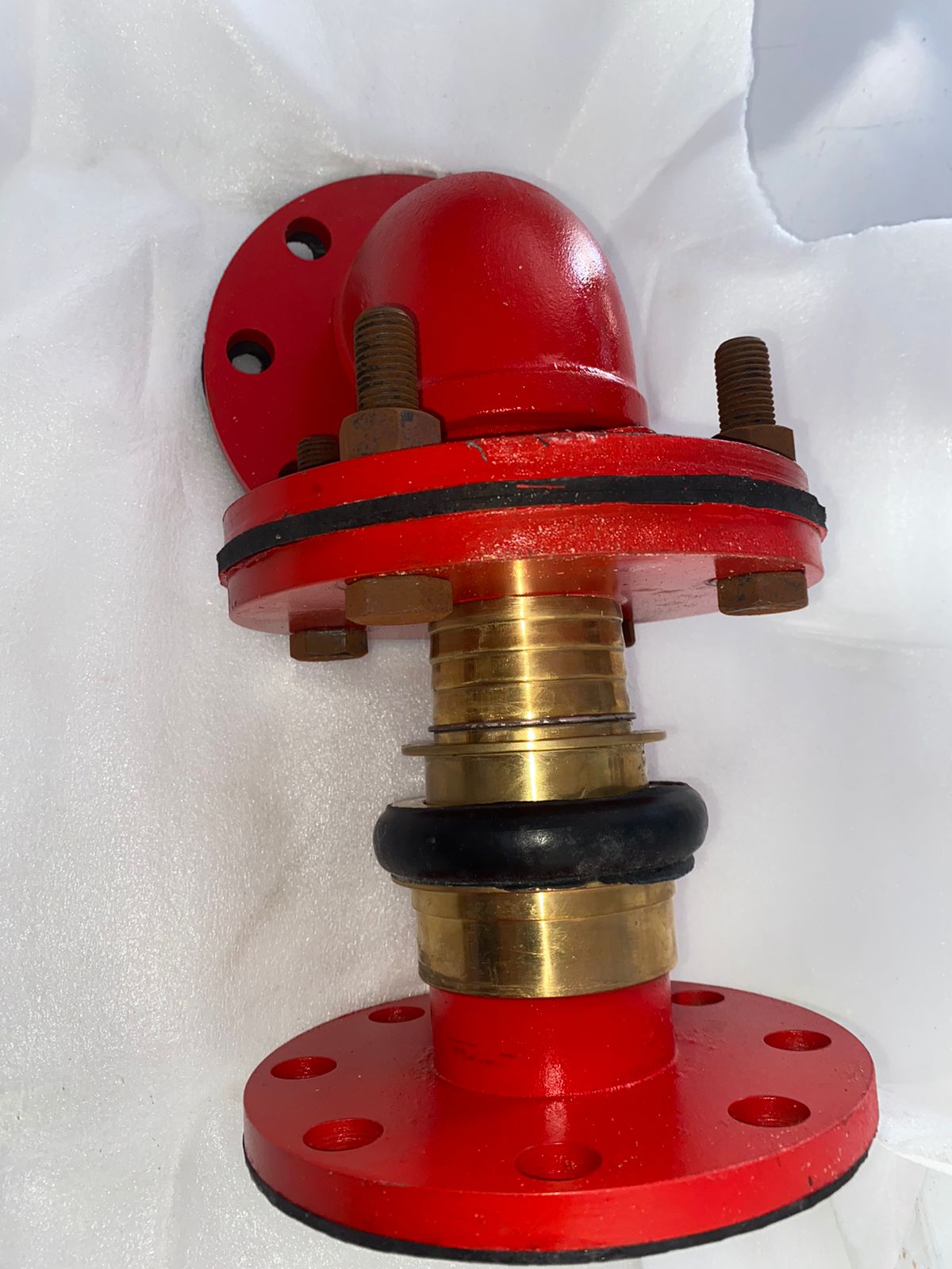 INTERNATIONAL CONNECTION SHORE MACHINO FEMALE 2,5 INCH+ ELBOW FLANGE 2.5 INCH PENYAMBUNG KE STORE CONNECTION SET