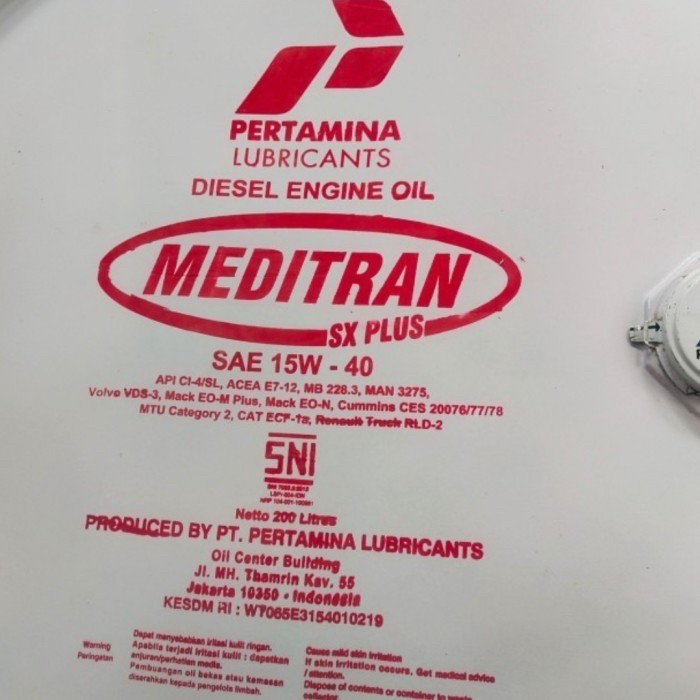 OLI MESIN PERTAMINA MEDITRAN SX PLUS 15W-40 CI4 PERLITER