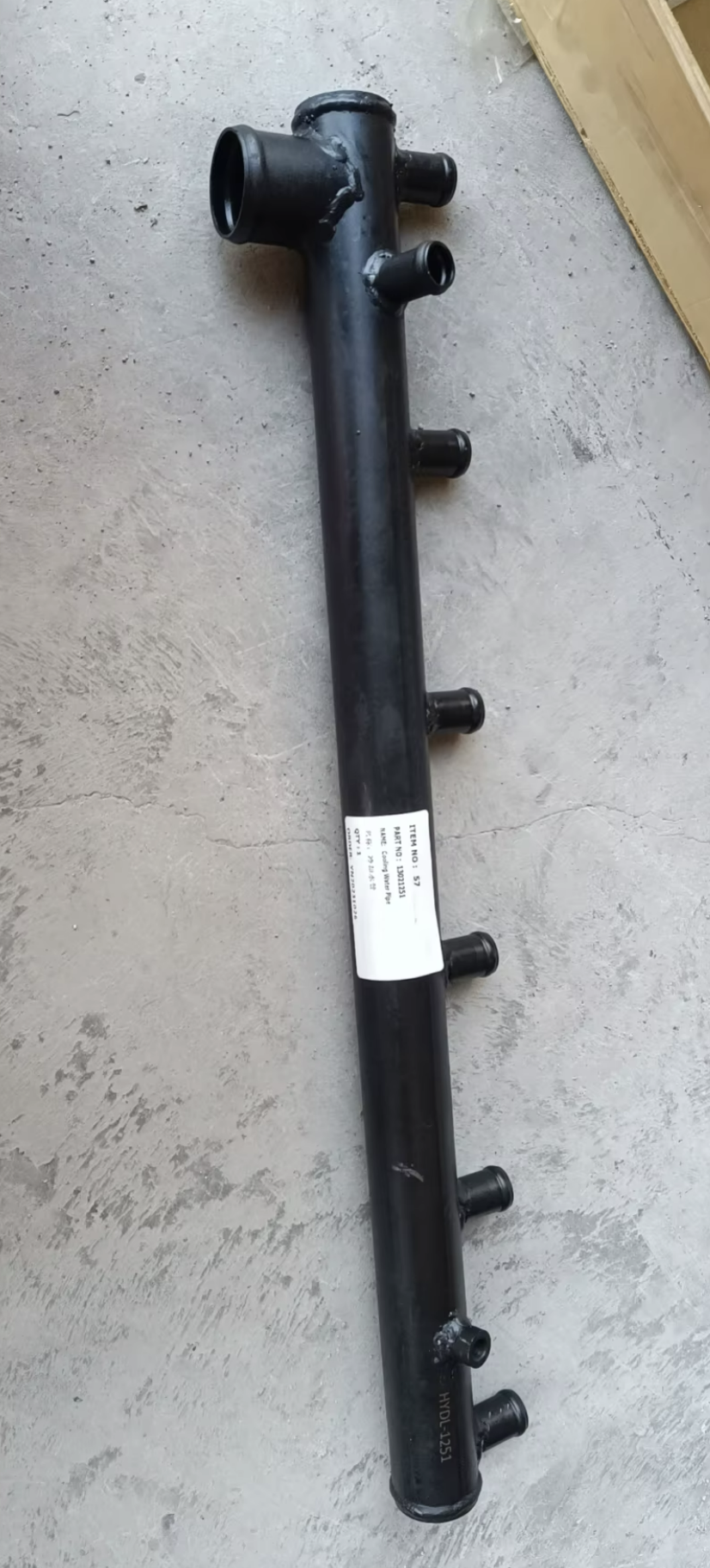 PIPE COOLING WATER pipa air pendingin liugong Weichai 6CD PN 13021251