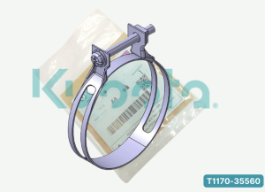 CLAMP HOSE KUBOTA V2403-M V3800 PN T1170-35560