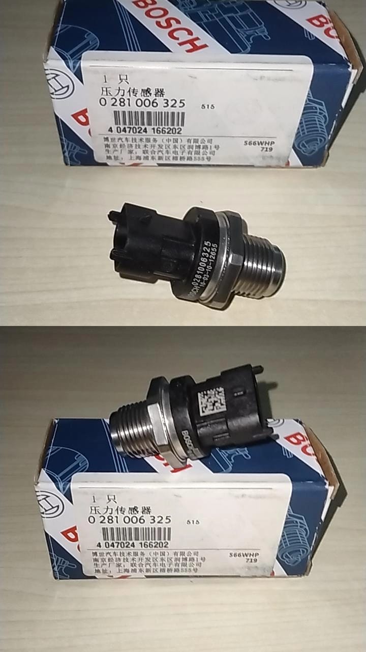 FUEL Common Rail PRESSURE SENSOR BOSCH UNTUK VOLVO EC210D CUMMINS Komatsu PC200 Weichai PN 0281006325