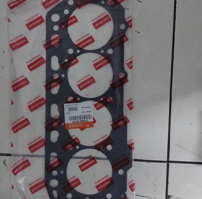 GASKET CYLINDER HEAD ENGINE YANMAR 4TNV88 4D88 Kobelco SK50 PN 729906-92761