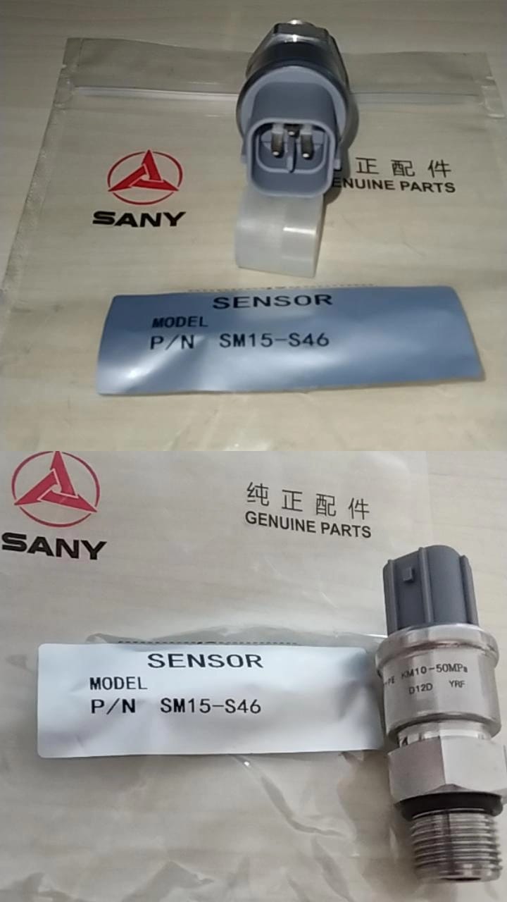 High Pressure Sensor KM10-S46 50Mpa SANY SY215C PN SM15-S46