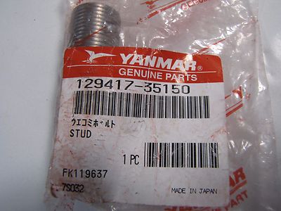 Stud Yanmar M20x67 PN 129417-35150