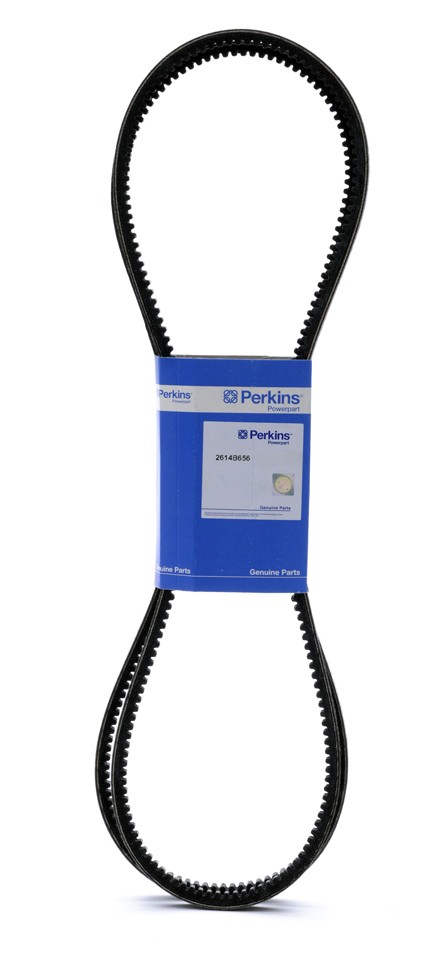 V-Belt 53.1in PERKINS Set 2 PCS UNTUK Perkins Engine 1004 1006 1103C 1104 PN 2614B656